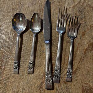 Lot 30 pcs Oneida Community Coronation silverplate flatware silverware Childs